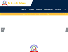 Tablet Screenshot of omcollege.org